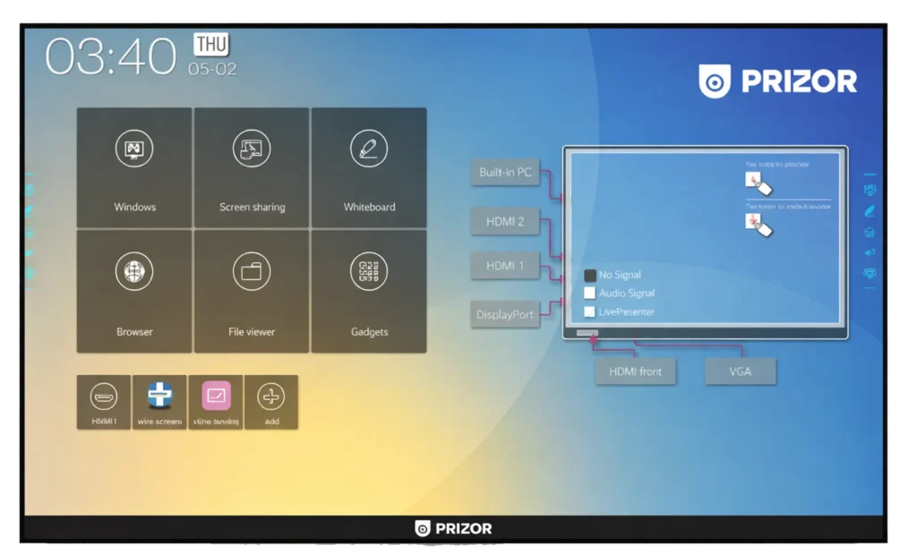 65" Smart Interactive Touch Panel