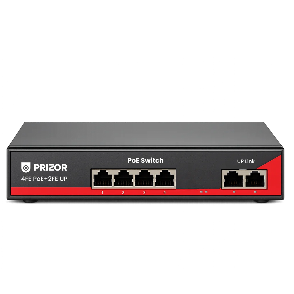 8 Port PoE Switch (8+2 Giga, 1 SFP)